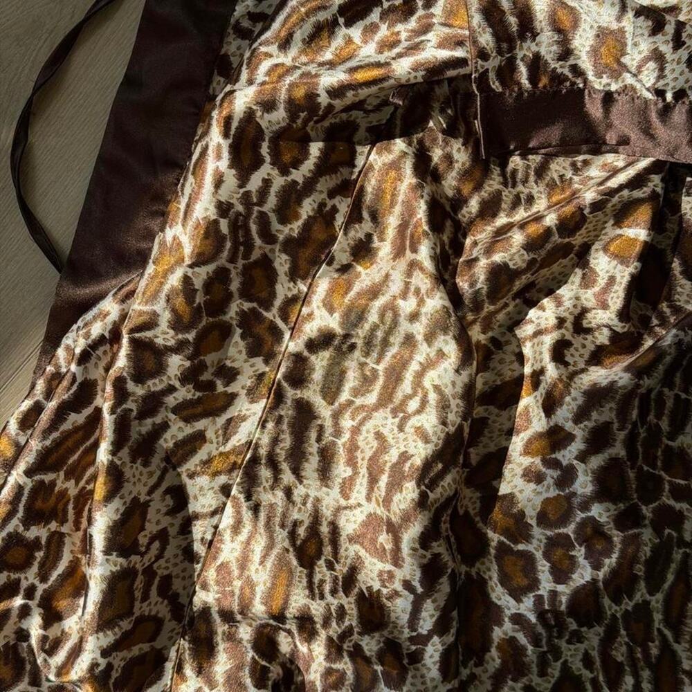 Vintage Leopard/Cheetah Duster Robe - Picture 7 of 8